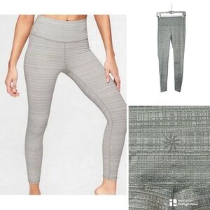 Athleta High Rise Jacquard Chaturanga Leggings